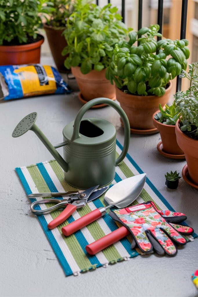 Tools for balcony gardening